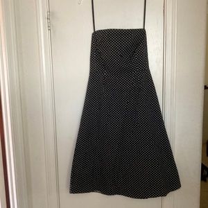 Strapless cotton sundress
